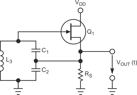 Для завершения схемы генератора к каскаду усилителя необходимо добавить LC-резонансный контур; в результате получается генератор Колпитца.