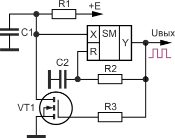 Генератор прямоугольных импульсов.