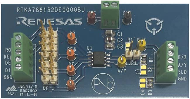 RTKA788152DE0000BU -  5 V Half-Duplex RS-485 Transceivers Evaluation Board