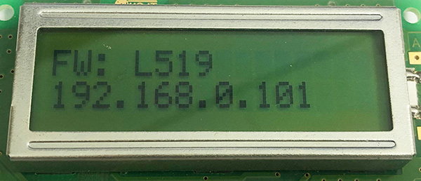 MP712m Laurent-5 и MP718m Laurent-5G: пример работы с LCD