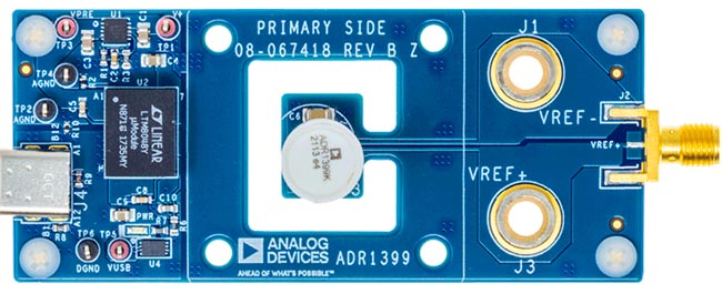 Evaluation Board ADR1399H-EBZ for the ADR1399 Ultra Stable Shunt Voltage Reference