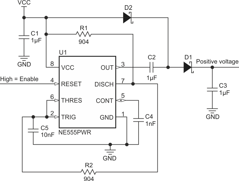 Positive Charge-Pump Circuit.