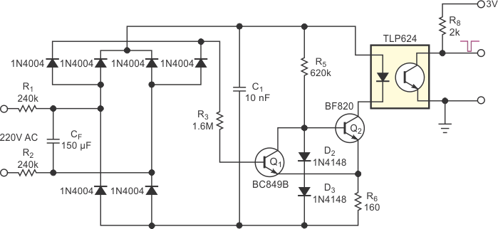 Another variant of this design shows how to manage without a requirement for minimal reverse current in D1.