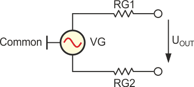 A differential signal source.