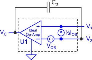 This is how an equivalent circuit of U1 looks like.