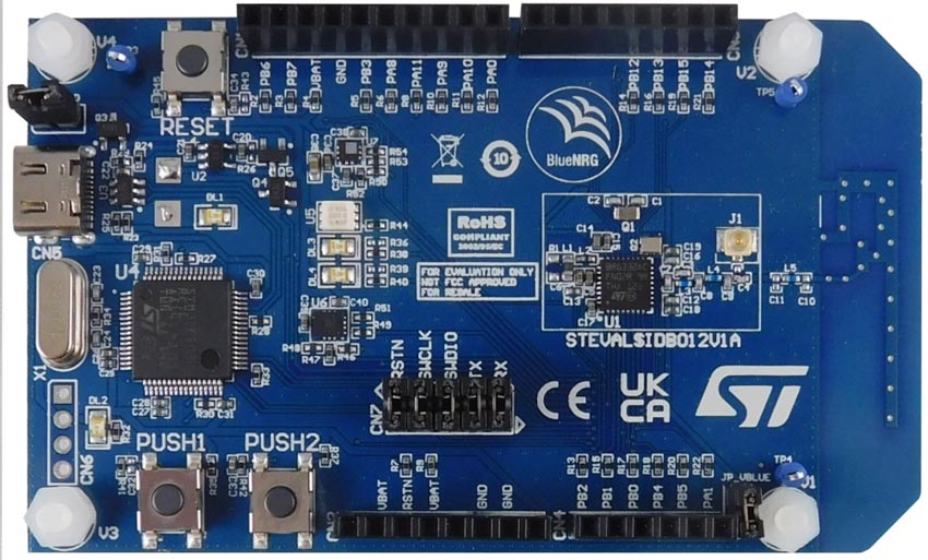 Evaluation platform based on the BlueNRG-LPS system-on-chip