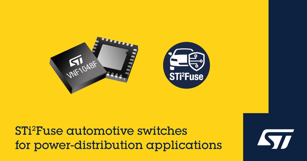 STMicroelectronics reveals automotive high-side switch controller