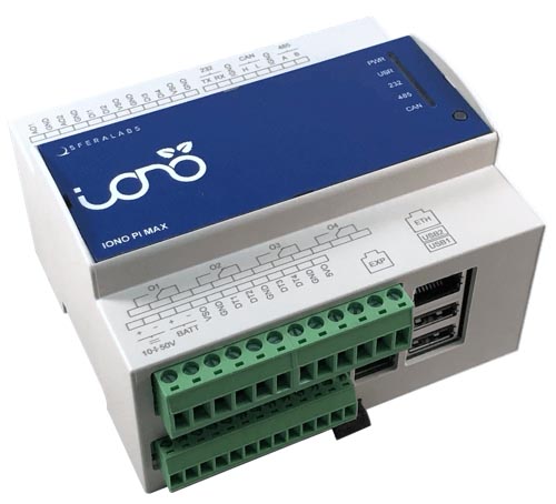 The versatile industrial server/PLC Iono Pi Max.