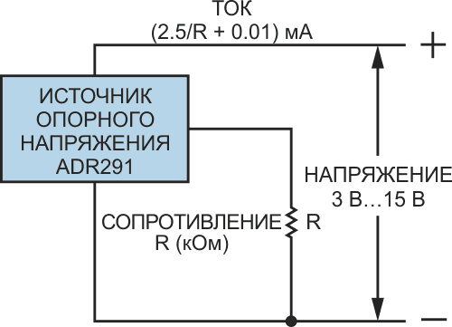 Двухполюсный источник тока.