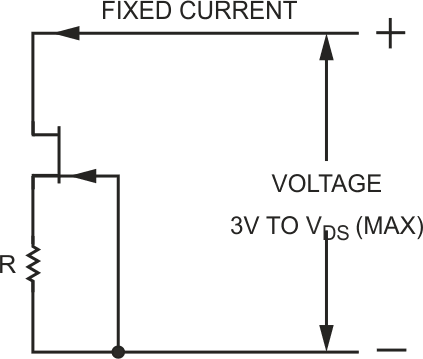 JFET current source.