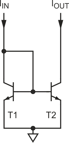 Basic current mirror.