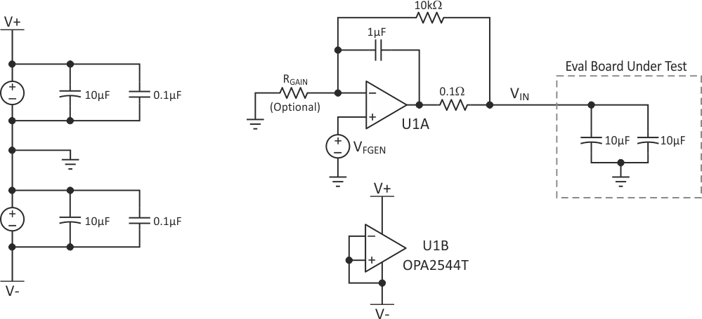 Line transient tester schematic.