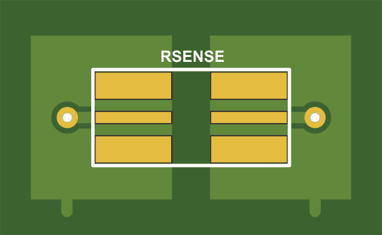 Recommended PCB trace routing.