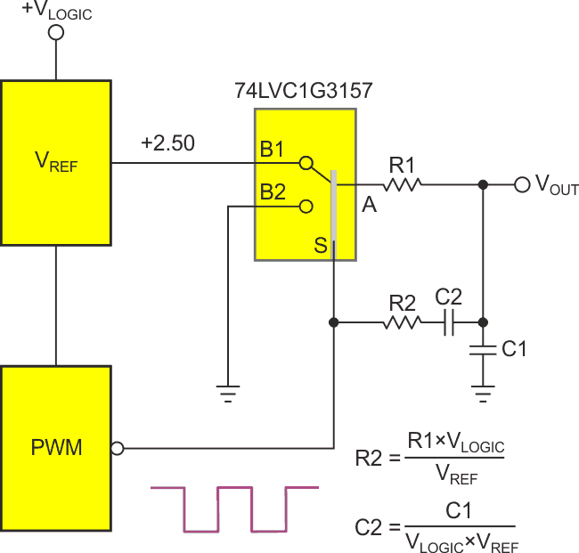 PWM logic signal used for Ripple Cancellation, thus saving a switch.