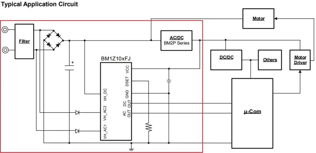 Typical application circuit.