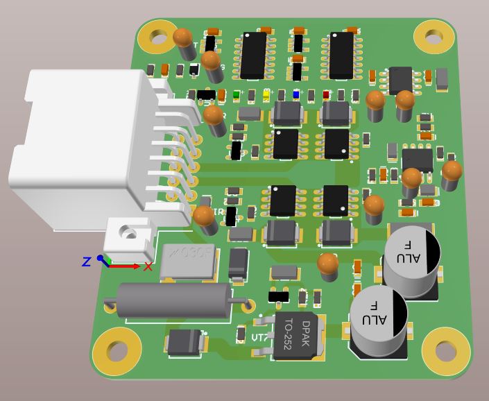 Разработчик блок. Трассировка Ethernet на плате.