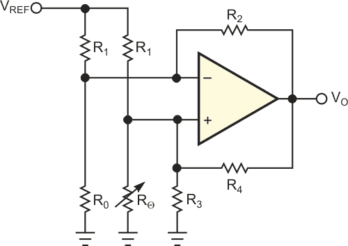 This generic RTD circuit needs few components.
