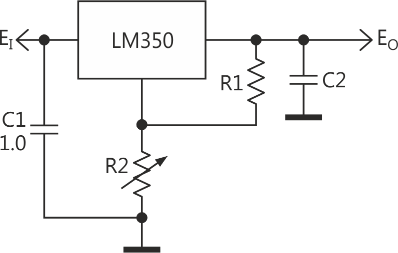 Расчёт для LM317 / LM350 / LM338