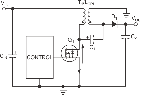 Replacing the inductor L2 of Figure 4 yields an isolated SEPIC.