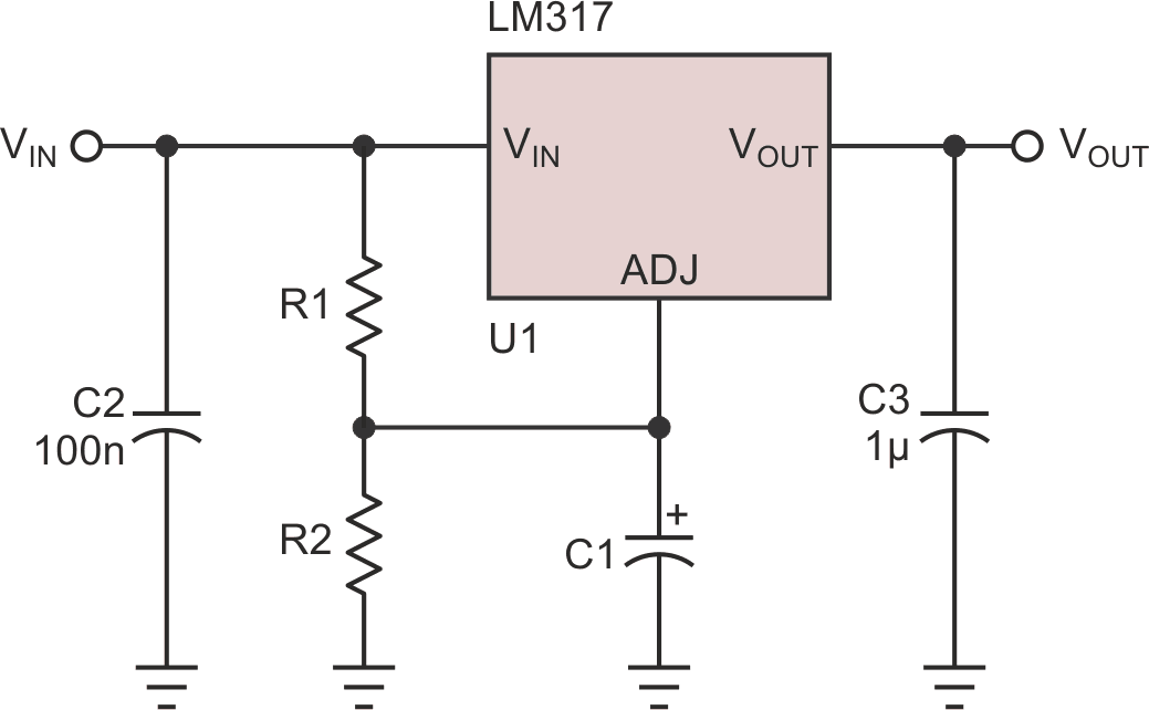LM317 smooths but doesn regulate