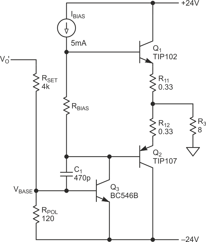 This is a first-order real-world implementation of the circuit.