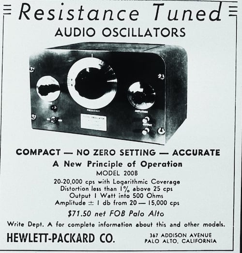 1939 audio oscillator caught Disney eye