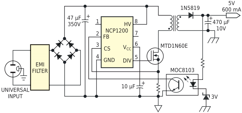 Transistors offer thermal protection controller