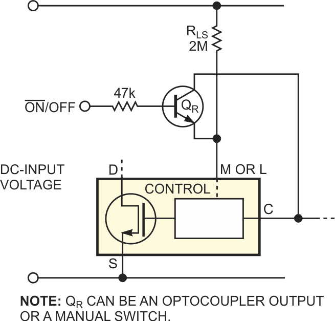 Add grounded-switch feature TOPSwitch on off