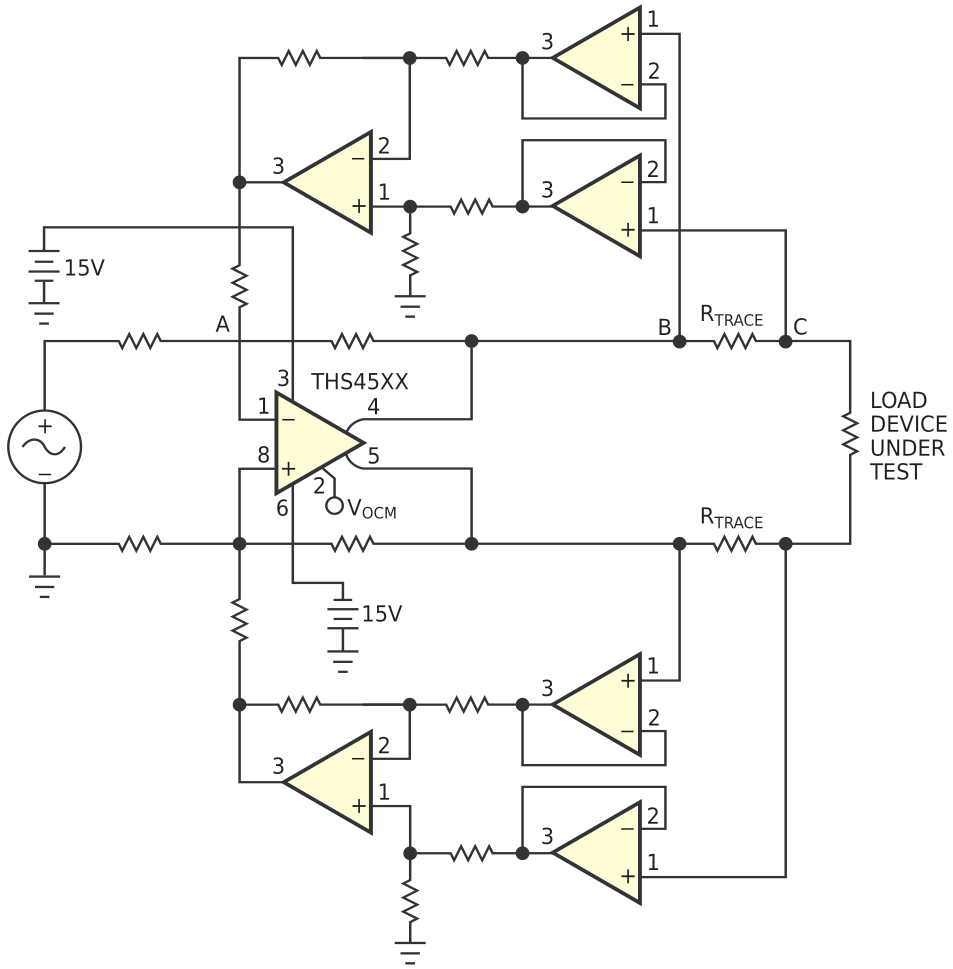 Correct voltage drop phase shift transmission