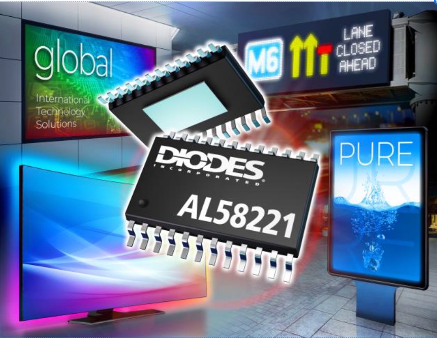 12-канальный драйвер светодиодов от Diodes обеспечивает