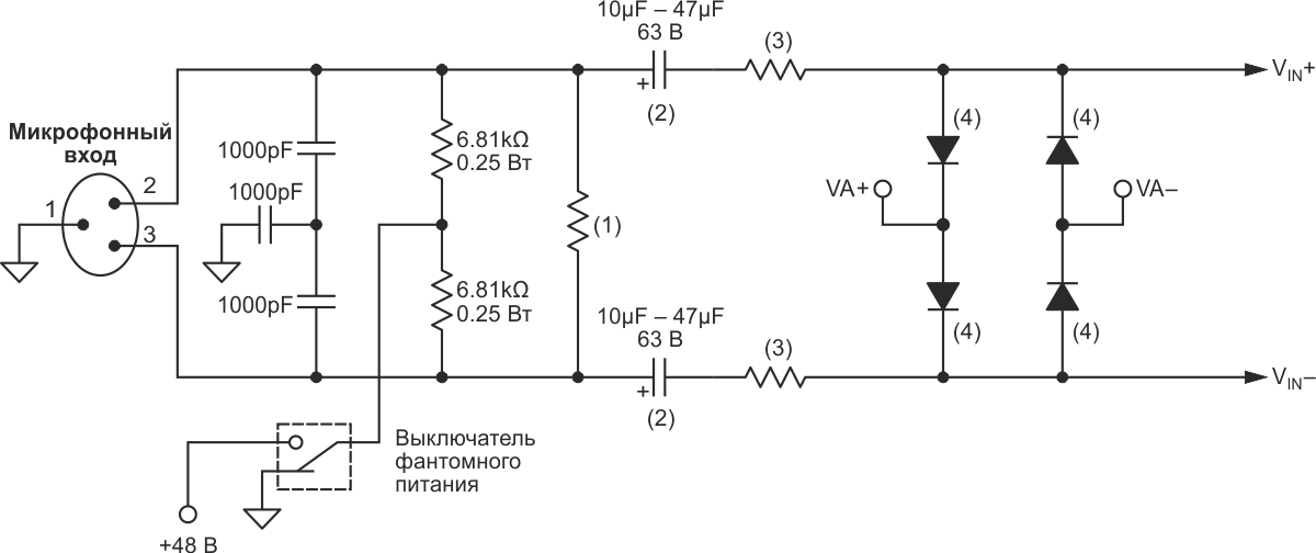 Фантомное питание микрофона разум вне физического
