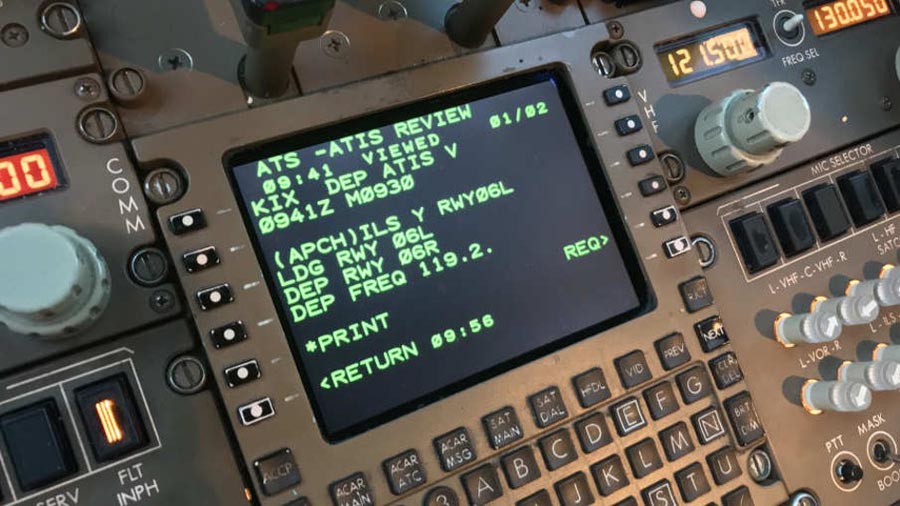 Российская система борт земля ACARS доставила