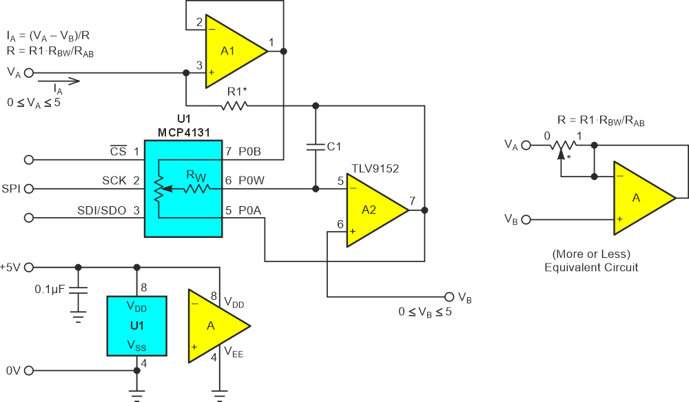 precision digital rheostat