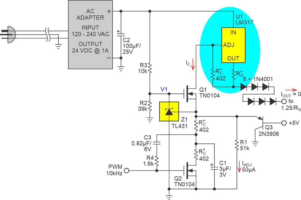 Analog ripple subtraction (Ref. 2) via R4 provides another method for 2nd order PWM ripple suppression. Thanks to commenter Val Filimonov for the suggestion!