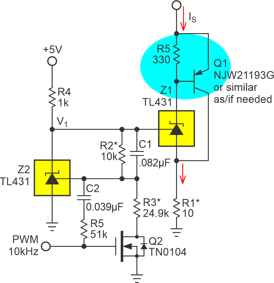 The addition of R5 and C2 provides faster settling times with a 2nd-order ripple filter.