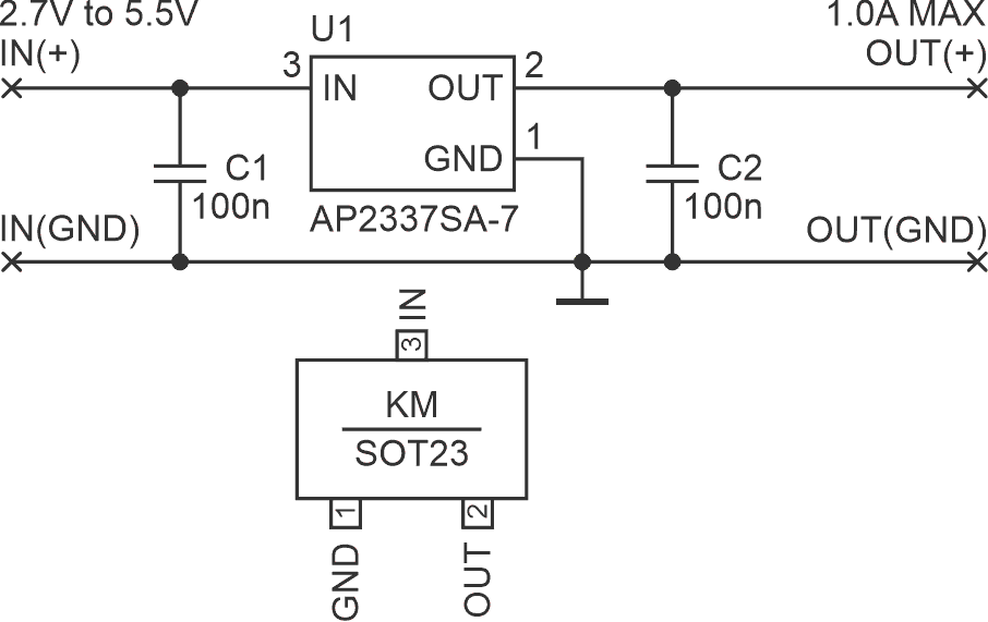 AP2337 offers a fast short-circuit response time to improve overall system robustness.