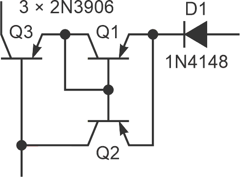 A two-way current mirror with Wilson enhancement.