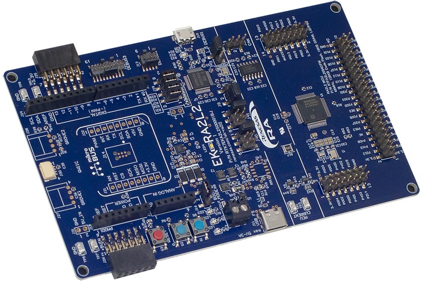 Evaluation board for RA2L2