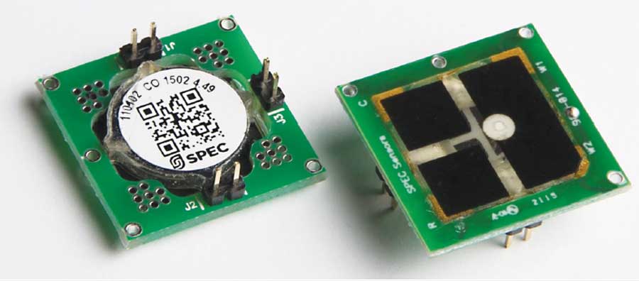 The ethanol sensor SPEC 3SP_Ethanol_1000 package 110-202.