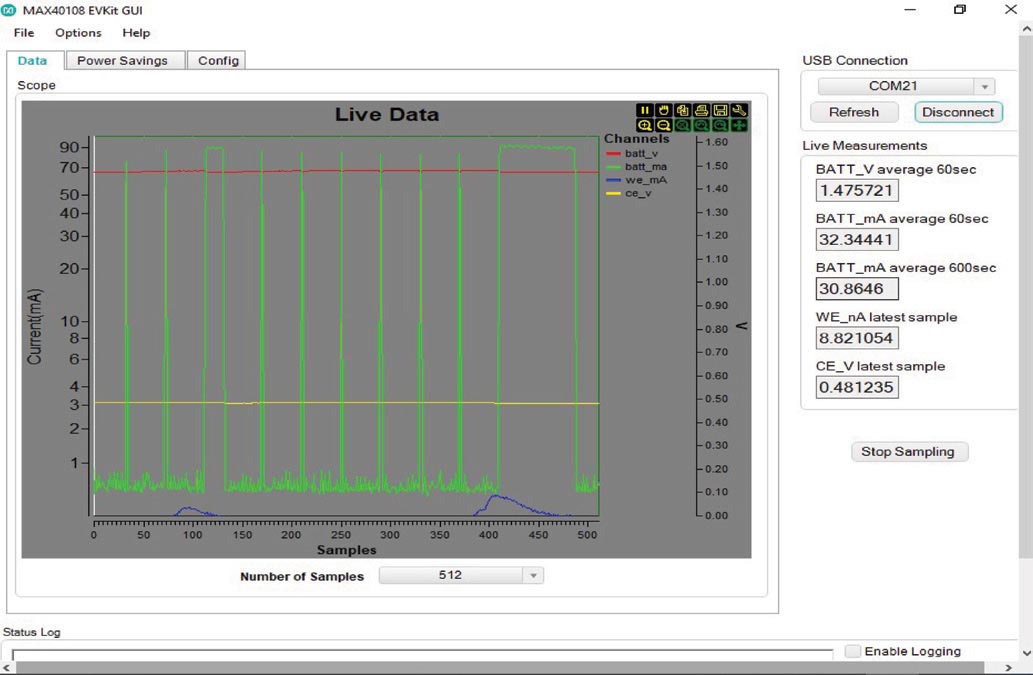 Performance of the ethanol sensor as vapor was moved far away from the SPEC sensor.