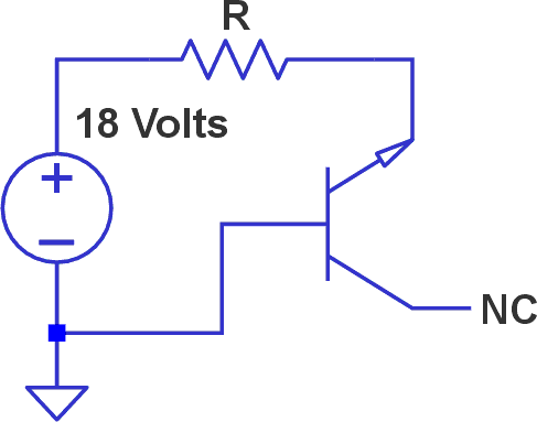 Jig for testing the noise characteristics of NPN transistors with reverse-biased base-emitter junctions.
