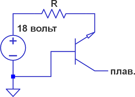 Тестовое приспособление для проверки шумовых характеристик n-p-n транзисторов с обратносмещенными переходами база-эмиттер.
