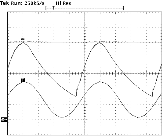 With a 0.1 &micro;F load, slewing problems arise.