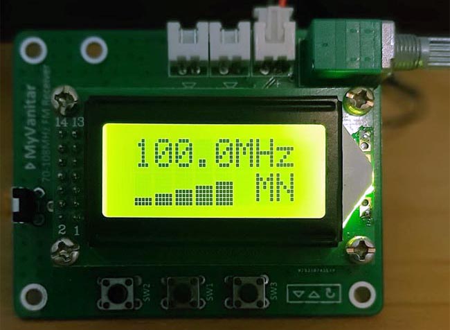 FM receiver radio using Arduino TEA5767
