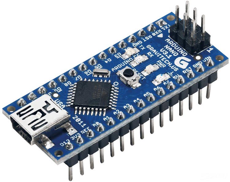 The Arduino-Nano board.