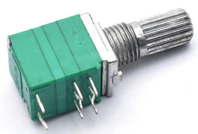 2-Way (Dual) potentiometer with switch.