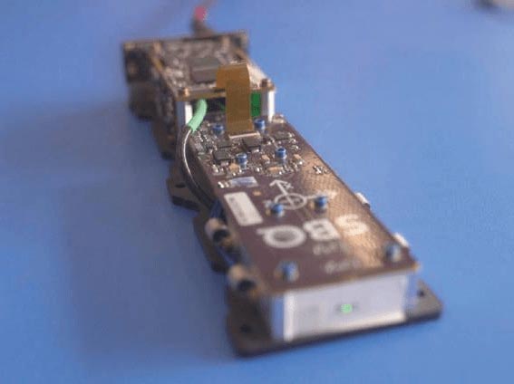 This NV-center magnetic-sensing unit is complete and ready to use. Source: SBQuantum.