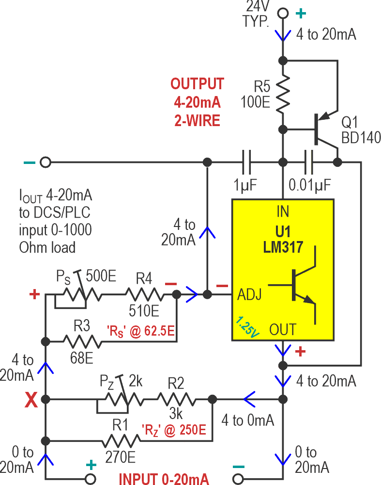 An input external boost transistor is used to limit U1 dissipation.