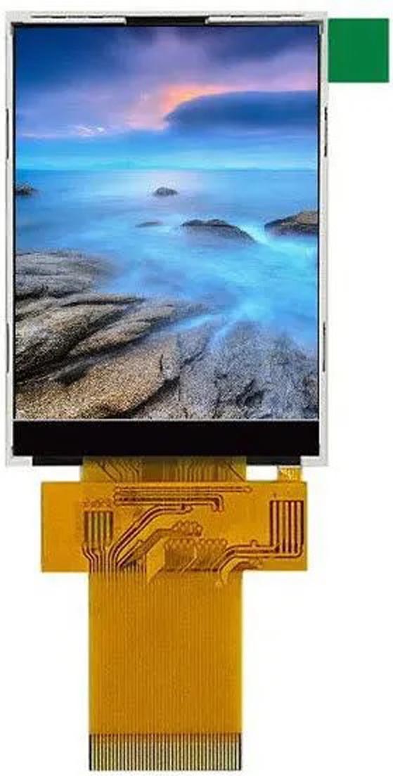 ILI9341 40-pin TFT LCD flat cable pinout.
