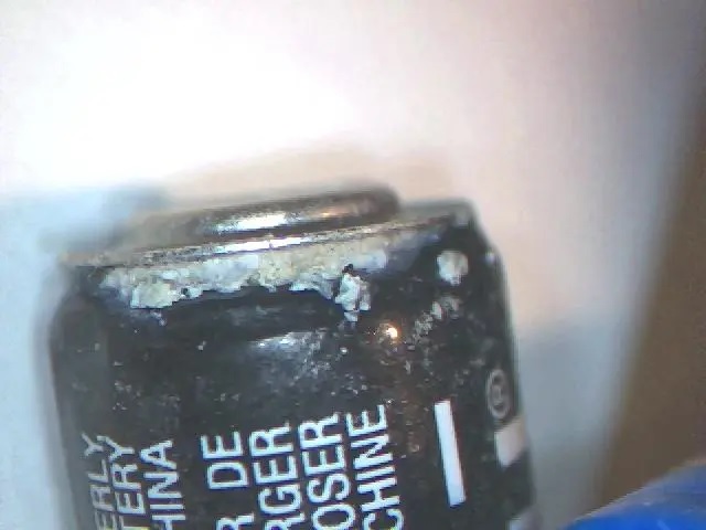 Electrolyte leakage.